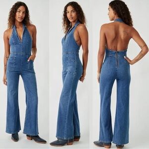 Free People Sweet Thing Jumpsuit in Heartland Stretch Denim
SOLD OUT ELSEWHERE!